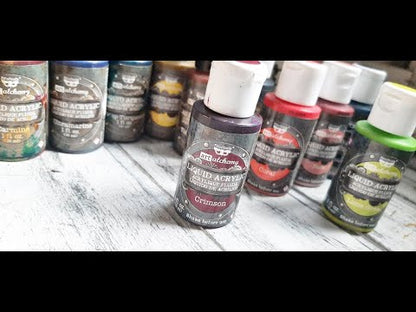 Art Alchemy Liquid Acrylic Paint Prussian Blue / Pintura Acrílica Azúl Prusia Acrìlicos Finnabair