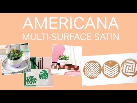 Multi-Surface Satin Tea Party Value Pack / Paquete de Pinturas Satinadas Acrìlicos DecoArt