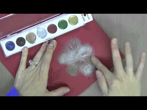 Metallic Rub-On Paint Palette 2 / Pintura Metálica para Frotar Pintura y Medios Mixtos Craft T Products