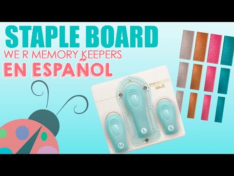 Magnetic Staple Board / Engrapadora Magnética Triple Herramientas We R Memory Keepers