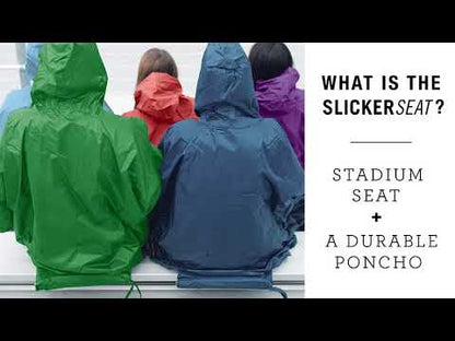 Slicker Seat Unisex Raincoat / Poncho Impermeable Rojo Regalos Slicker Seat