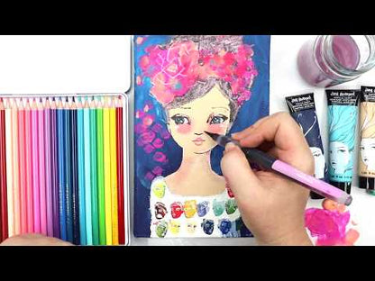Faces Clear Stamps / Sellos Acrílicos Caras de Mujer Descontinuado Jane Davenport