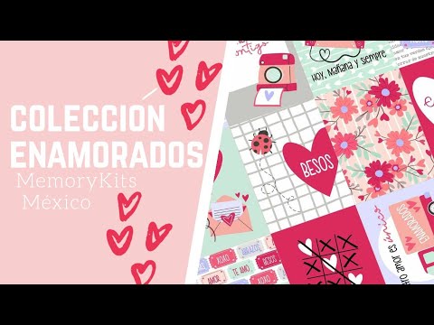 Kit de Papel Cartulina Enamorados Descontinuado Memory Kits