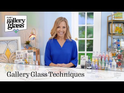 Gallery Glass Paint Sunny Yellow / Pintura para Vitral Amarillo Vitral Folk Art