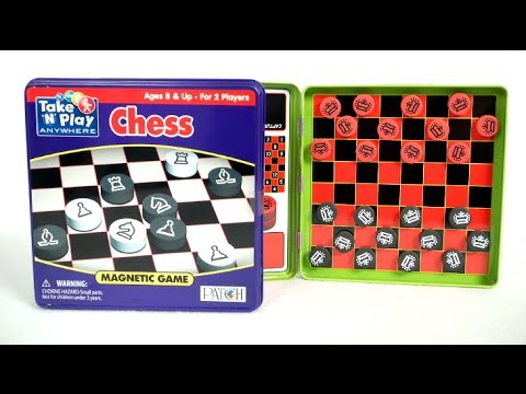 Magnetic Game Checkers / Juego de Damas Chinas Magnético Accesorios Patch Products
