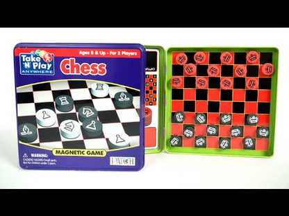 Magnetic Game Checkers / Juego de Damas Chinas Magnético Accesorios Patch Products