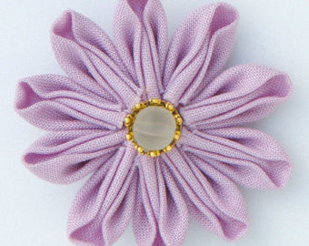 Plantilla para hacer flores de tela / Kanzashi Daisy petal small Descontinuado Clover