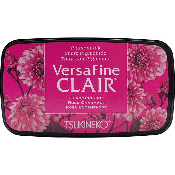 Versafine Clair Charming Pink / CojÃn de Tinta para Sellos Rosa Tintas TSUKINEKO