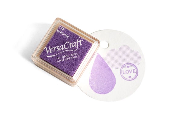 VersaCraft Mini Ink Pad Wisteria / Mini Cojín de Tinta Violaceo Descontinuado TSUKINEKO