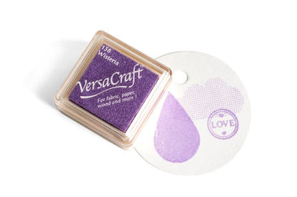 VersaCraft Mini Ink Pad Wisteria / Mini Cojín de Tinta Violaceo Descontinuado TSUKINEKO