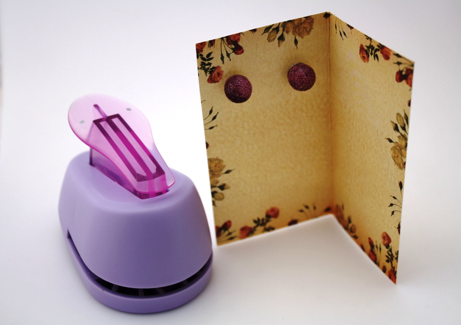 Earring Display Card Punch / Perforadora para Crear Exhibidor de Aretes Descontinuado Bead Landing