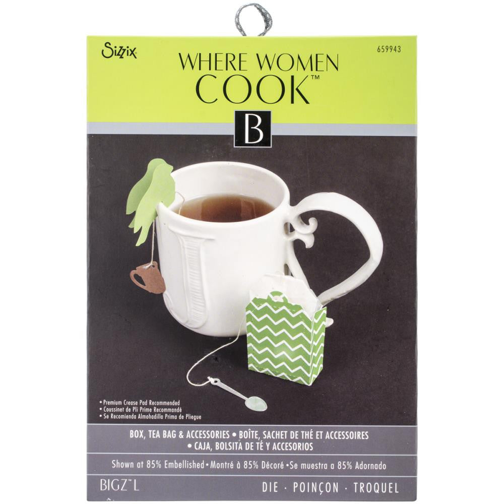 Tea Bag Box / Suaje de Corte Bolsita de Té Descontinuado Sizzix
