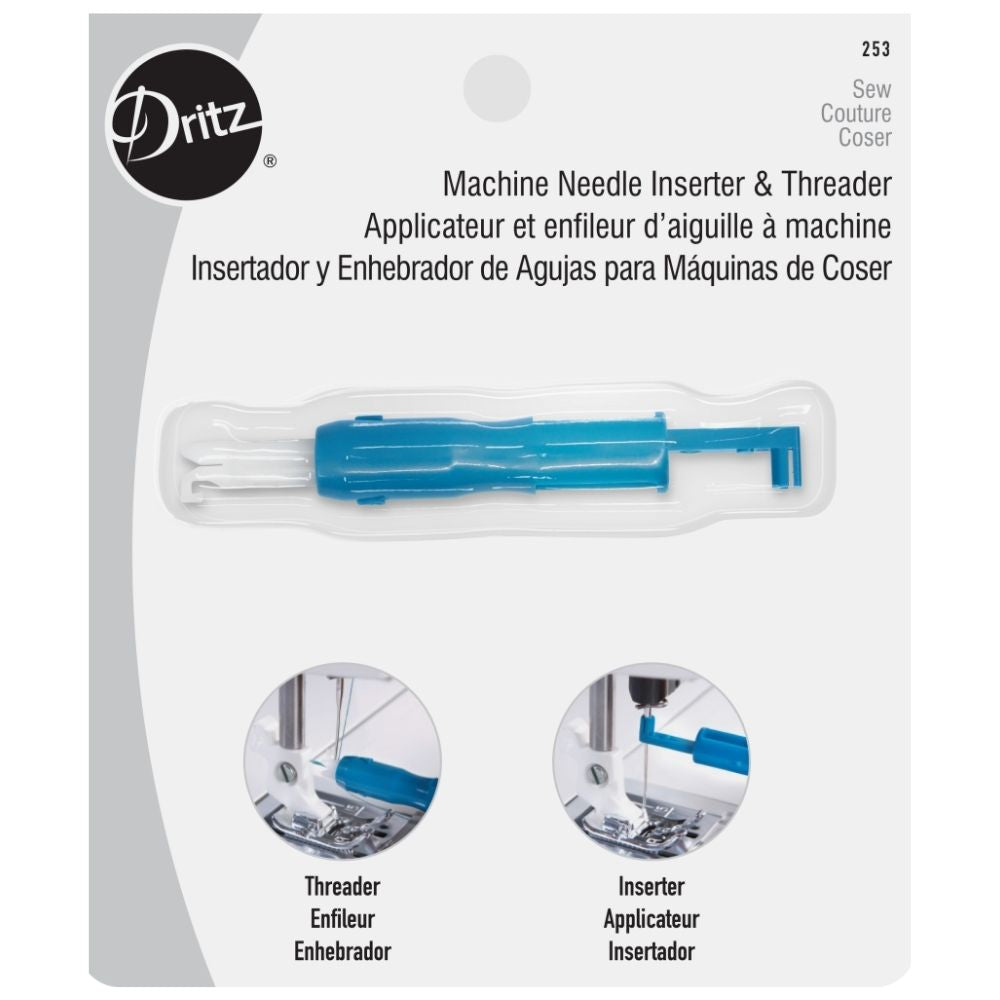Machine Needle Inserter & Threader / Enhebrador e Insertador para Máquina de Coser Costura Dritz
