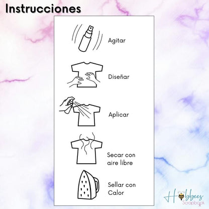 Glow in Dark Craft and Fabric Spray / Spray para Tela Brillo en la Oscuridad Descontinuado SEI