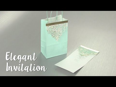 Thinlits Delicate Invitation Flap Die / Suaje de Invitación Delicada Descontinuado Sizzix