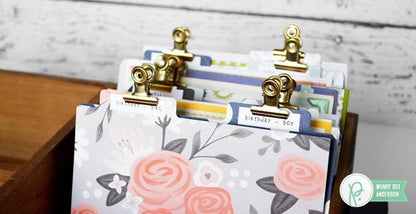 Gold Metal Clips / Clips Metálicos Dorados Descontinuado JEN HADFIELD