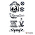 Sellos de Goma Cling Paz en la Tierra / Peace on Earth 182601 Descontinuado Recollections