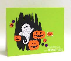 Jolly Jack O Lanterns Die Pumpkin / Suaje de Corte calabazas Halloween Descontinuado Memory Box