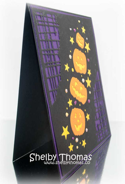 Jolly Jack O Lanterns Die Pumpkin / Suaje de Corte calabazas Halloween Descontinuado Memory Box