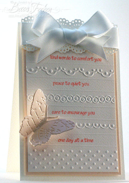 Folder de Grabado / Embossing Just My Type Descontinuado Cuttlebug