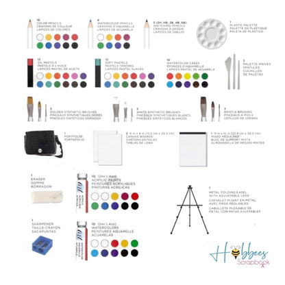 Studio Art Kit / Set Completo de Arte 97 pz Descontinuado Art Supply Basics