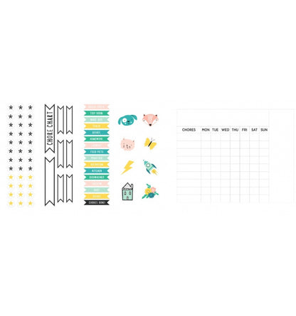 Magnet Studio Collection Magnet Board Kits Chore Chart / Tablero Magnético para Tareas Descontinuado Maggie Holmes