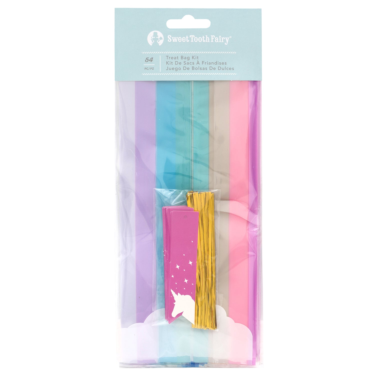 Unicorn Stripe Treat Bag Kit / Kit de Bolsas Unicornio Descontinuado Sweet Tooth Fairy