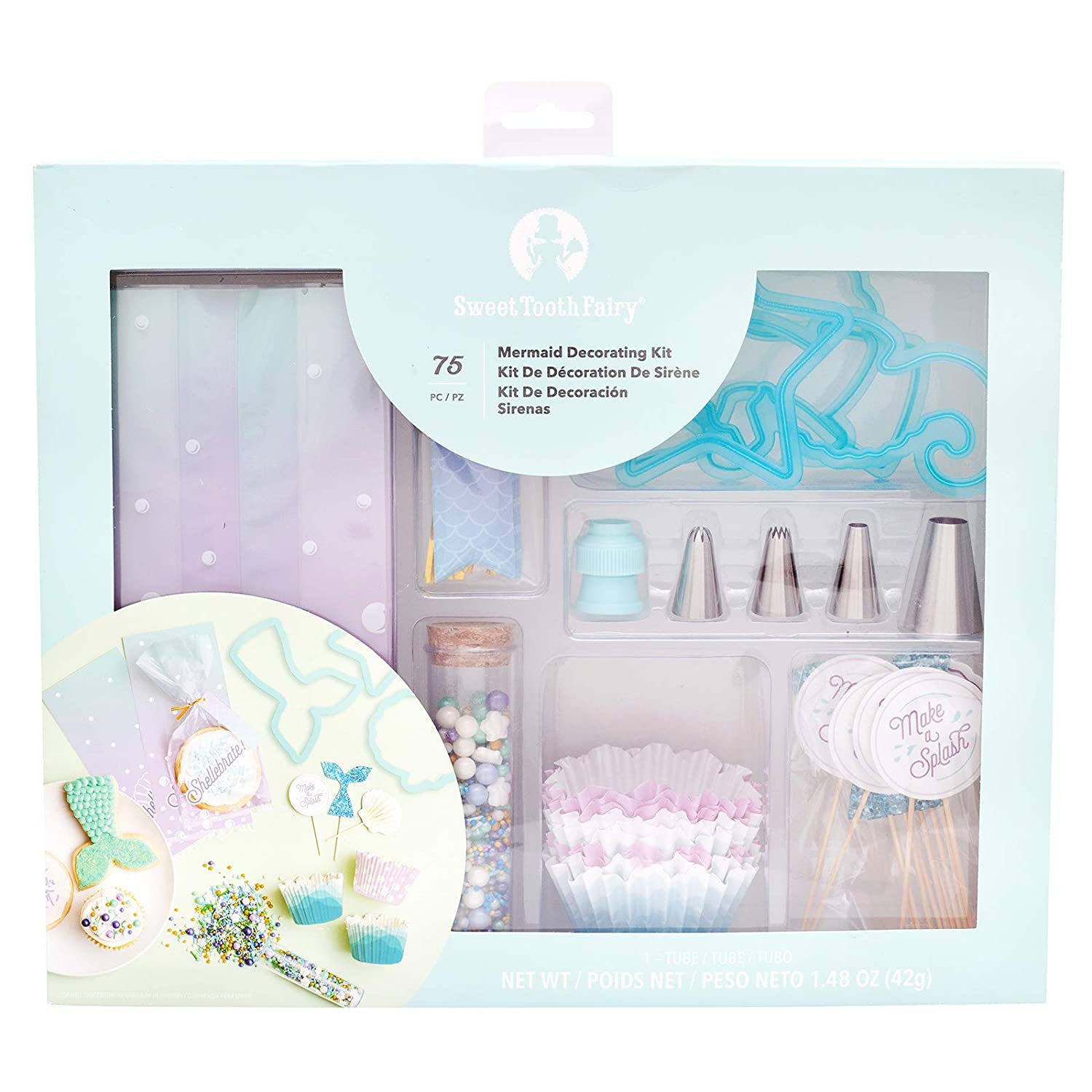 Mermaid Decorating Kit / Set Para Hacer y Decorar Galletas de Sirena Repostería Sweet Tooth Fairy