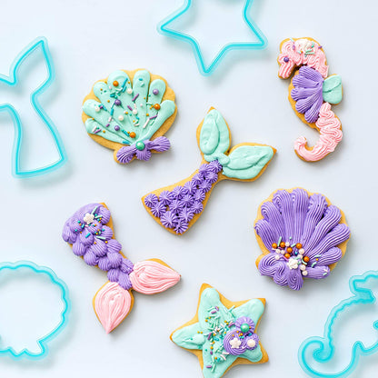 Mermaid Decorating Kit / Set Para Hacer y Decorar Galletas de Sirena Repostería Sweet Tooth Fairy