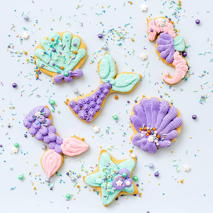 Mermaid Decorating Kit / Set Para Hacer y Decorar Galletas de Sirena Repostería Sweet Tooth Fairy