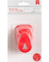 Christmas Tree 1" Knock Outs Craft Punch  / Perforadora Árbol de Navidad Descontinuado American Crafts