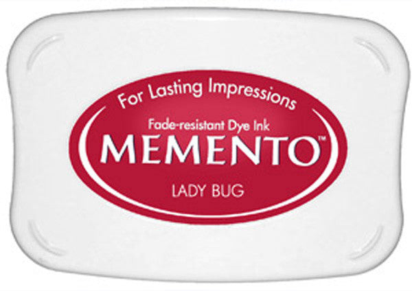 Lady Bug Memento / CojÃn de Tinta para Sellos Rojo Mexicano Tintas TSUKINEKO
