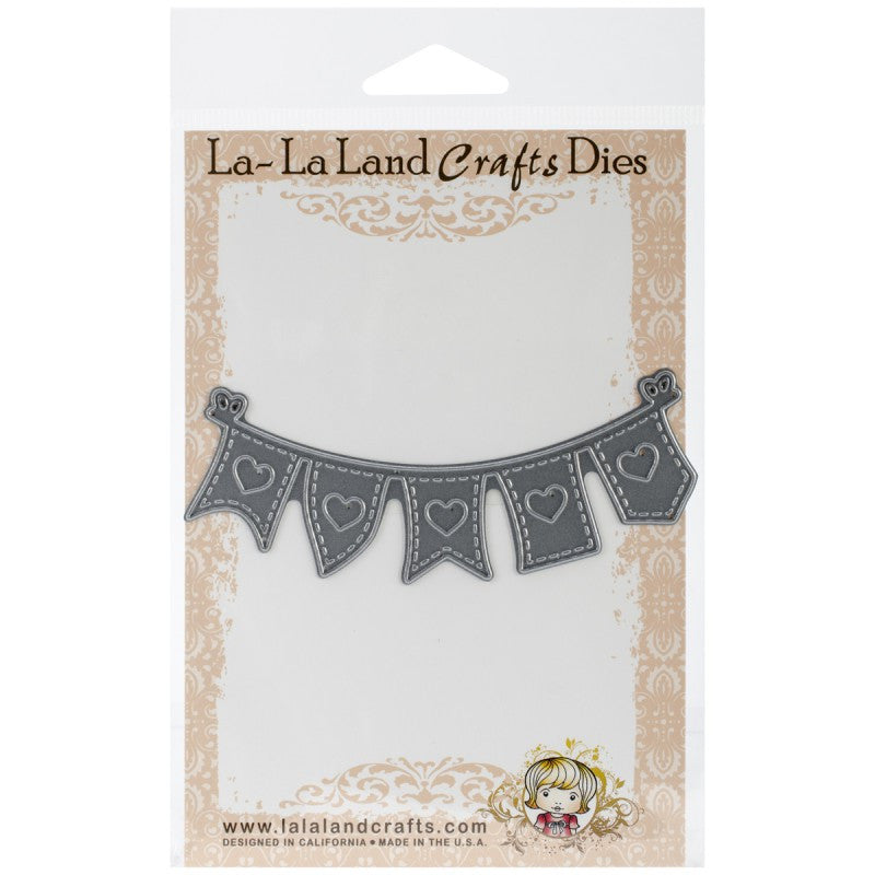 Suaje de corte de Banderines / Die Pennants Descontinuado La-La Land Crafts