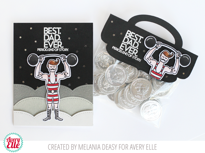 Large Treat Topper die / Suaje de corte para decorar Bolsas Grande Dados de Corte / Suajes / Troqueles Avery Elle