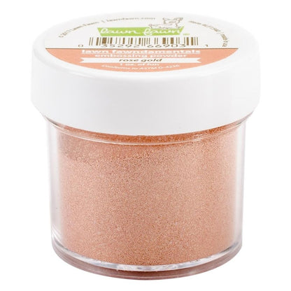 Rose Gold Embossing Powder / Polvos de Realce Oro Rosa Polvos de Embossing Lawn Fawn