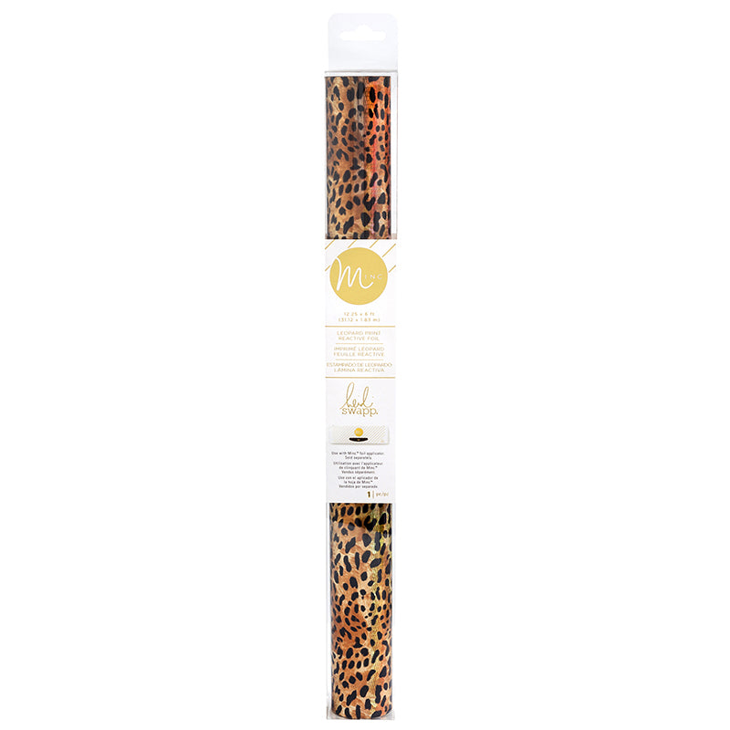 Minc Leopard Reactive Foil / Rollo de Papel Metalizado Leopardo Foil Reactivo Heidi Swapp