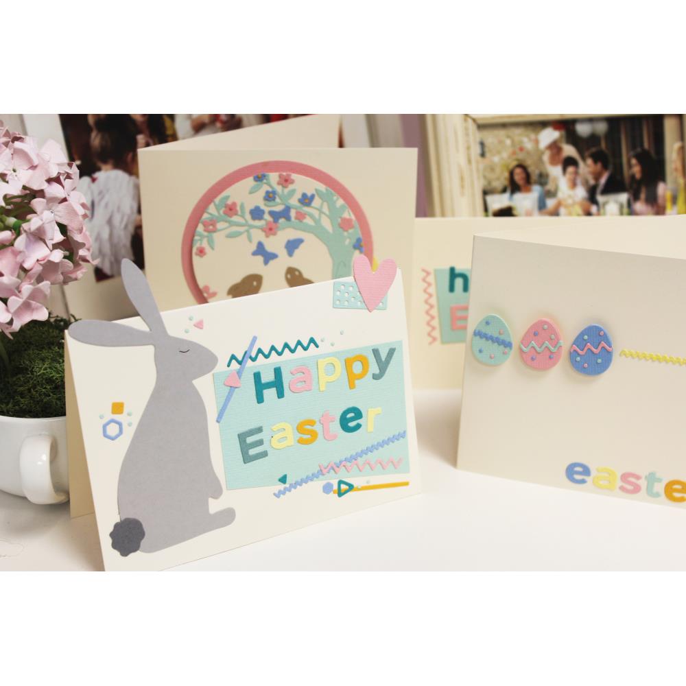 Thinlits Pop Art Uppercase Dies / Suaje Alfabeto en Mayúsculas Descontinuado Sizzix