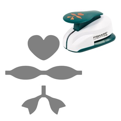 X-Large Heart &amp; Mini Bow Punch / Perforadora para Hacer Moños Descontinuado Marvy Uchida