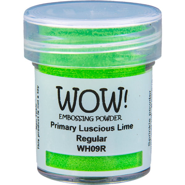 Luscious Lime Embossing Powder / Polvo de Embossing Lima Descontinuado Wow!