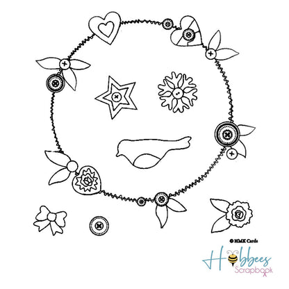 Clear Acrylic Stamps / Sellos de Polímero Sellos Docrafts