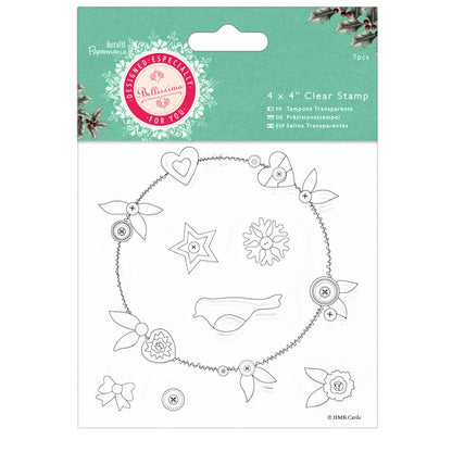 Clear Acrylic Stamps / Sellos de Polímero Sellos Docrafts