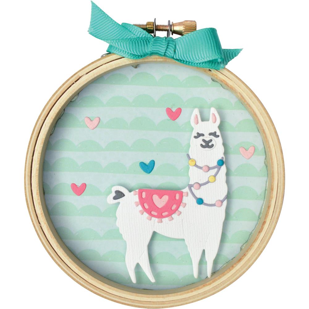 Thinlits Llama &amp; Baby Llama Die / Suajes de Llama y Llama Bebé Descontinuado Sizzix