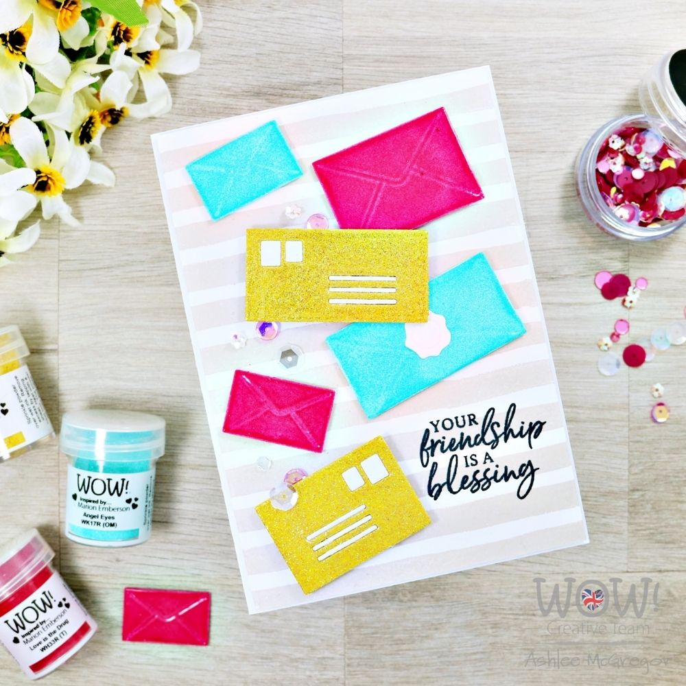Love Is The Drug Embossing Powder / Polvo de Embossing Rosa Fuerte Translúcido Polvos de Embossing Wow!