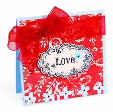Love Messages Dies &amp; Stamps / Set de Suajes y Sellos Palabras de Amor Descontinuado Sizzix