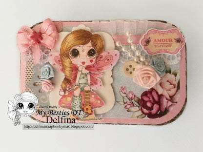 Love Messages Dies &amp; Stamps / Set de Suajes y Sellos Palabras de Amor Descontinuado Sizzix