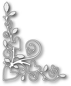 suaje de Corte de Esquina de Corazones / Loveland Corner Descontinuado Memory Box