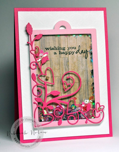 suaje de Corte de Esquina de Corazones / Loveland Corner Descontinuado Memory Box