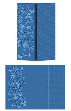 Plus Magic Celebration Embossing Folder / Folder de Grabado Mágica Celebración Descontinuado Craftwell
