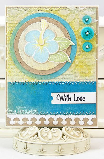 Petal Pattern Stencil / Plantilla de Petalos Descontinuado My Favorite Things