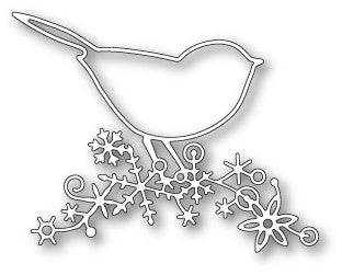 Mara Bird Die / Suaje de Pajarito Navideño Descontinuado Memory Box